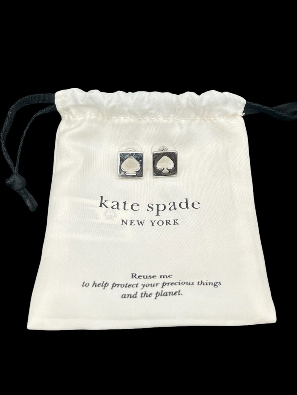Kate spade Classic Silver Earrings